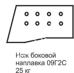 Нож боковой Т-100