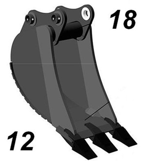 Ковш 0,95 куб.м (станд.) на экскаватор 12-18 т