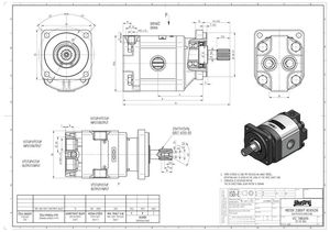 Гидромотор TM3-13B (Аналог 310.12.00.03, МГ З.12/32.8)