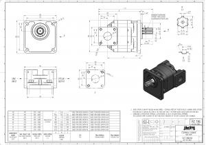 Гидронасос GHD2-100L/R (Аналог: НШ-100)